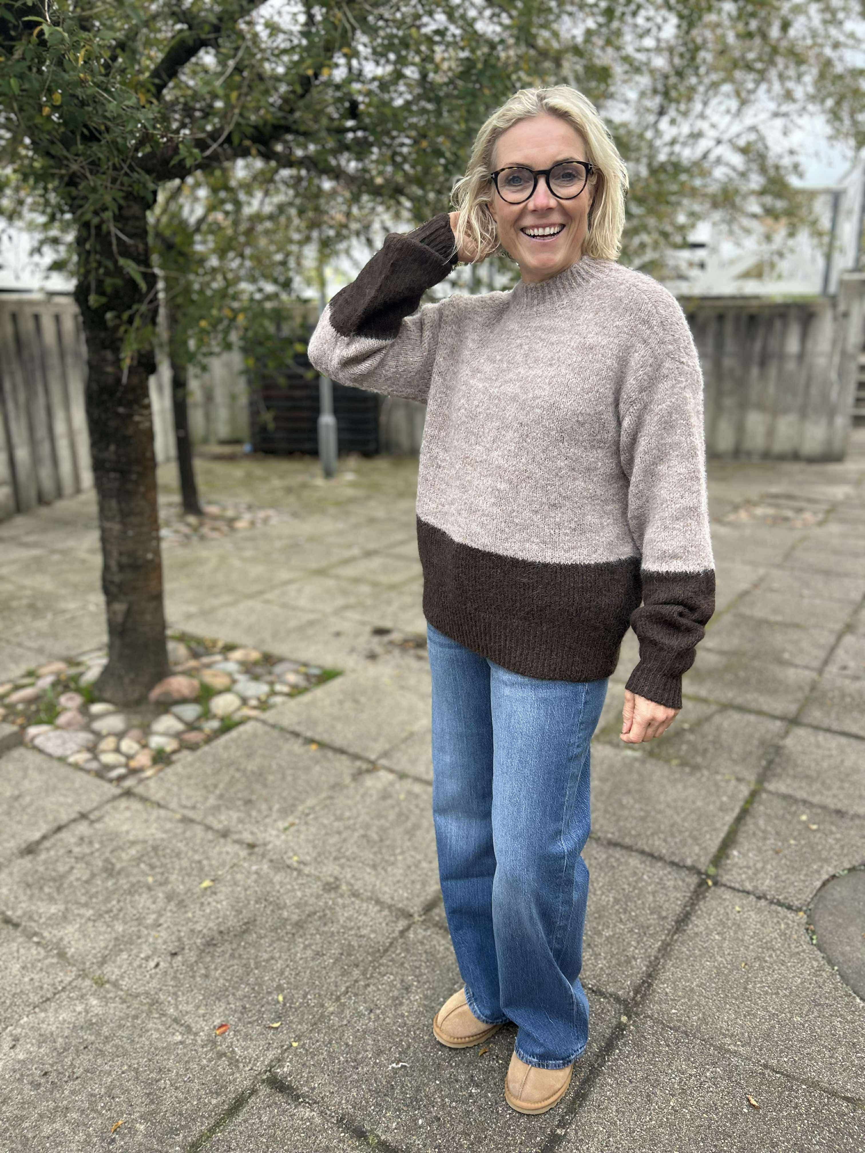 PCIVY Pullover - Greige